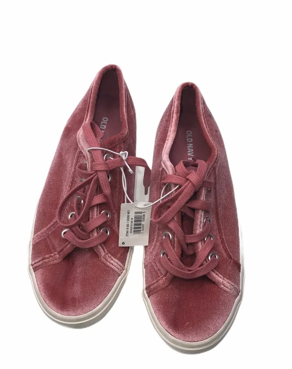 Old Navy Womens Lace Up Bubble Gum Pink Sneakers Sz 6 NWT